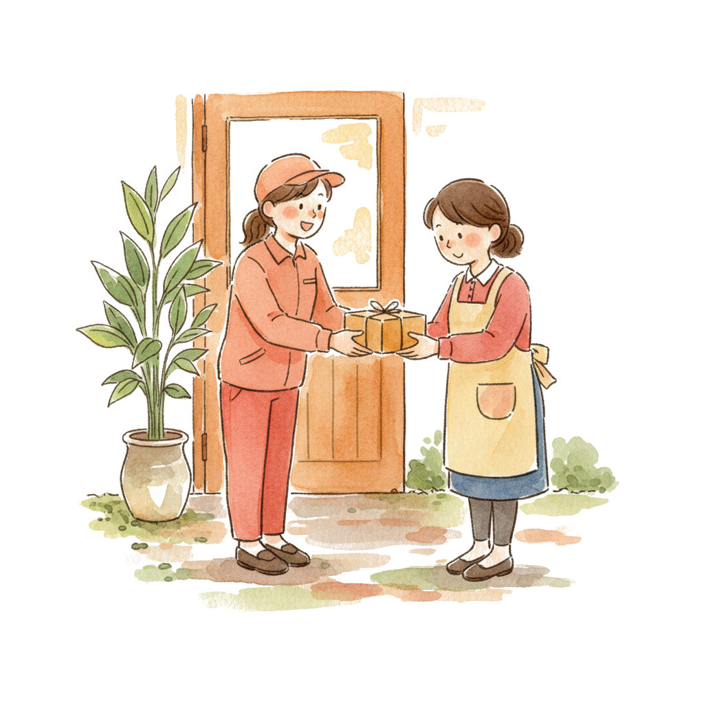 保育施設に届いたおもちゃ