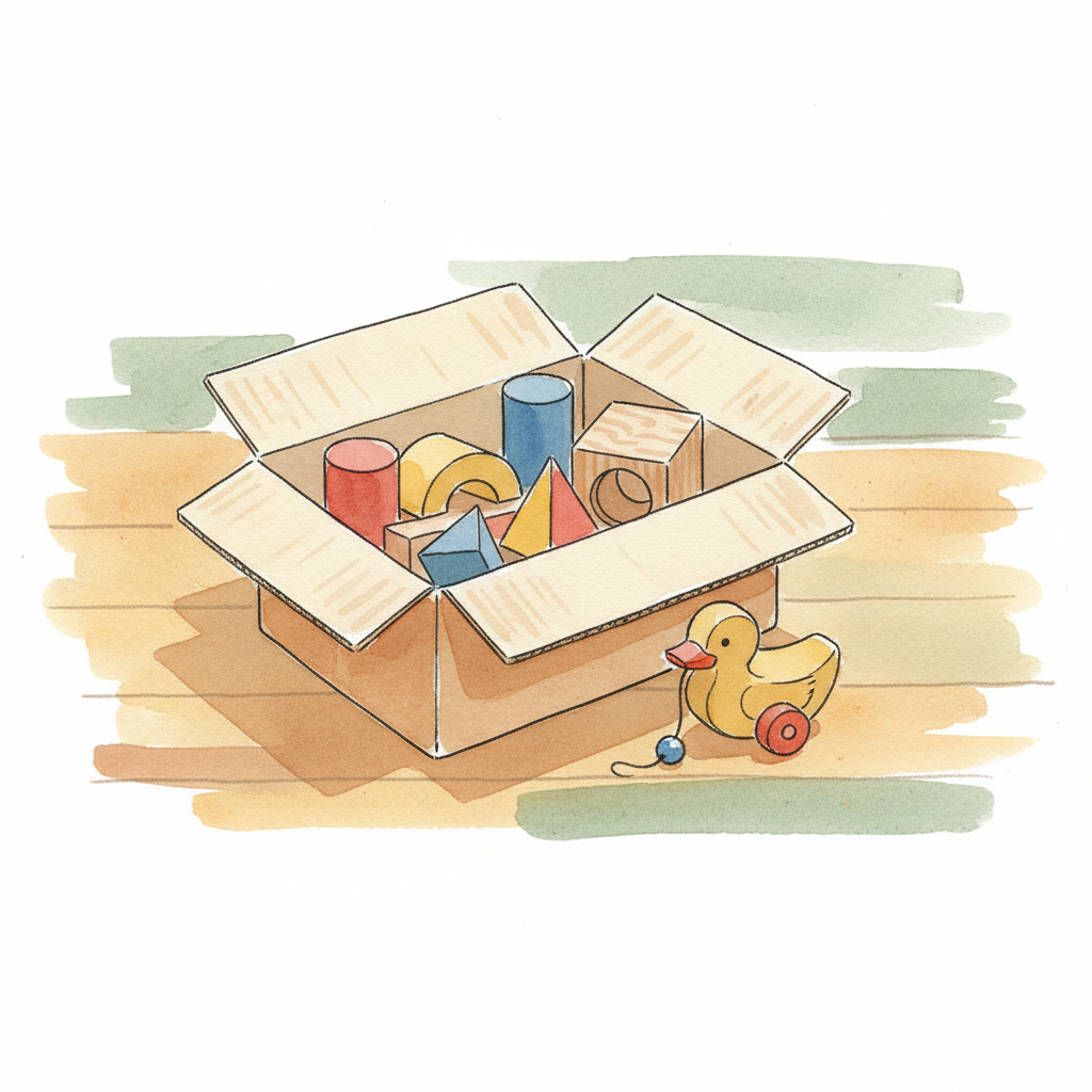 木のおもちゃたち